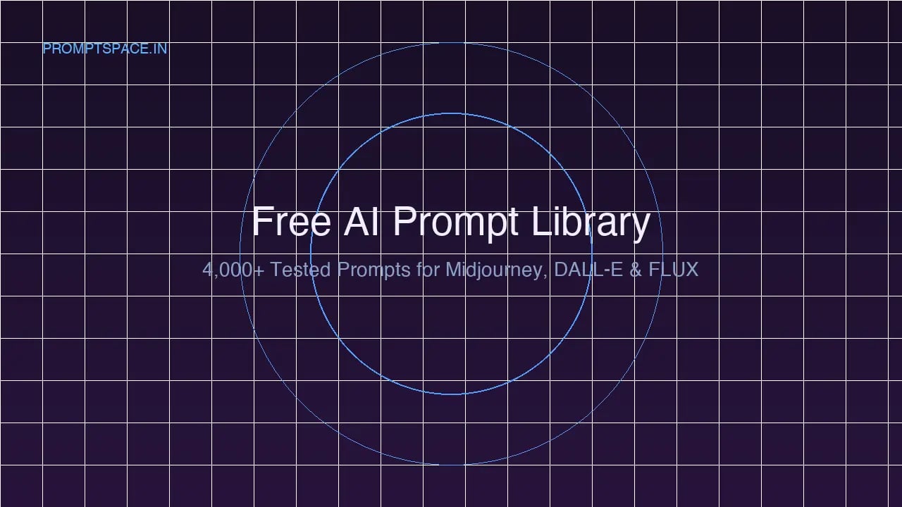 Free AI Prompt Library: 4,000+ Tested Prompts for Midjourney, DALL-E & FLUX (2026)