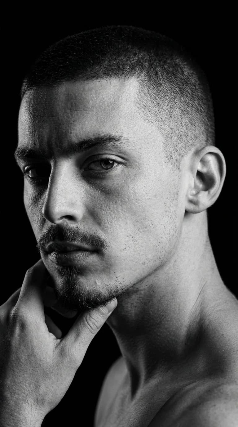 black&white portrait